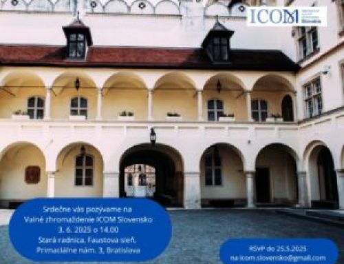 Invitation to the General Assembly of ICOM Slovakia